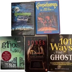 Goosebumps DVD Halloween Ghost Scary Books 101 Way's To Find A Ghost Lot of 5